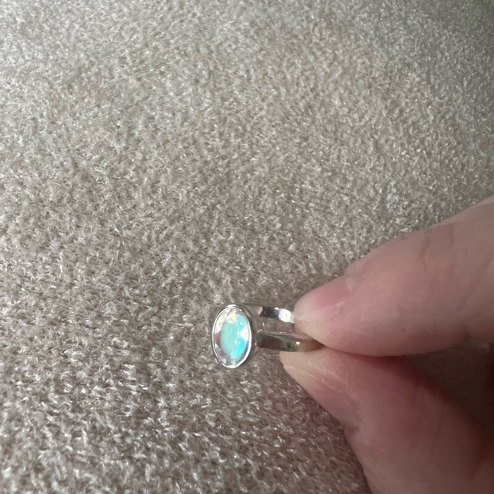 Rare Malagasy Moonstone Ring - image 1